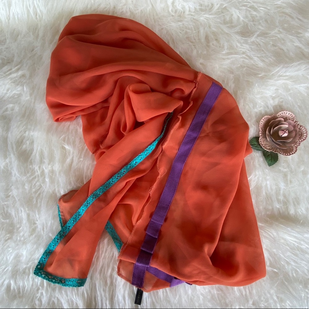 Tarnish Orange light weight scarf